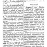 0207 - Page 203 - Revue des journaux. Chirurgie. Traitement chirurgical de la péritonite (The surgical treatment of local and general peritonitis), par W. Gill Wylie. / Péritonite suppurée chez une enfant de sept ans, laparotomie, lavage, guérison en 14 jours, par E. Dantz. / Trépanation du bassin pour abcès iliaque (Note on a case in wich the ilium was trephined for iliac abscess), par A. F. M. Gill. / Gangrène totale du pénis par infliltration d'urine, par Lejars. / Phlegmonstercoral gangreneux du serotum (Case of gangrene of the scrotum, recovery), par F. W. Gibbon. / Lithiase rénale (A case of renal calculi, pyonephrosis, and nephrolitholomy), par W. Roger Williams. / Anurie consécutive à un épithéliome des voies biliaires, par A. F. Guyon. / Sommeil à la suite d'injections d'éther iodoformé (Due casi di grave narcosi nel trattamento degli ascessi freddi coll'etere iodoformizzato), par L. Feria. / Bibliographie. Maladies de l'appareil respiratoire. - Tuberculose et auscultation, par J. Grancher. - Leçons cliniques recueillies par le docteur L. Faisans. Paris, O. Doin, 1890