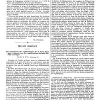 0260 - Page 256 - Revue générale. Travaux récents en topographie cranio-cérébrale. [Ch. Debierre]. / Travaux originaux. Du traitement des épithéliomas de la face d'origine sébacée, par les applications locales d'acide acétique. Par M. le Dr X. Arnozan
