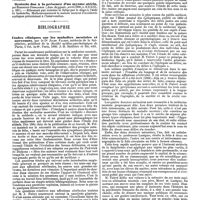 0291 - Page 287 - Revue des journaux. Gynécologie. Hémorrhagie grave consécutive à une cautérisation étendue du vagin, par Bétrix. / Dystocie due à la présence d'un myome utérin, par Ribemont-Dessaignes. / Bibliographie. Etudes cliniques sur les maladies mentales et nerveuses, par le Dr Jules Falret, ... 1 vol. in-8°. Paris, 1890. J.-B. Baillière et fils, édit. [Ant. Ritti]