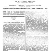 0305 - Page 301 - Sommaire. / Bulletin. Sénat : Le projet d'amenée des eaux de sources de la Vigne et de Verneuil à Paris