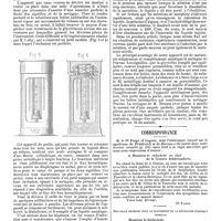 0312 - Page 308 - Travaux originaux. Seringue Pravaz aseptique. Par M. le professeur Antonin Poncet, de Lyon. / Correspondance. [Dr Farge]. / Correspondance. Nouvelle méthode pour le traitement de la névralgie sciatique rebelle