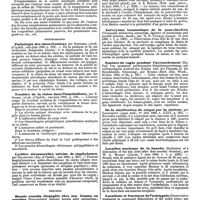 0326 - Page 320 - Revue des journaux. Médecine. Mémoire sur les symptômes et les complications de la grippe, par Alison. / Ophthalmologie. Pathologie des sinus frontaux, par Soupiezko. / Troubles de la vision dans l'impaludisme, par E. Sulzer. / Cyclites circonscrites suivies de staphylomes. par Galezowski. / Chirurgie. Hernie crurale étranglée chez une femme en couches (Strangulated femoral hernia after parturition ; operation ; recovery), par C. Kidd. / Tumeur probablement thyroïdienne (Removal of a very large tumour from the neck, probably a diseased accessory thyroïd gland), par A. E. Barker. / Anévrysme traumatique de la sous-clavière (Traumatic subclavian aneurysm, ligature of innominate and carotid arterires ; death), par G. E. Twynam. / Rupture du vagin pendant l'accouchement (Ein Fall von spontaner perforirender Scheidenzerreissung, mit vollstaendigem Austritt des Kindes und der Placenta in die Bauchhoehle. Genesung), par Everke. / De la stérilisation du catgut par la chaleur, par Larochette. / Luxation ancienne de la hanche (Reduction of a dislocation of the hip. joint after four months duration), par W. A. Mackay. / Luxations et fractures de l'astragale (Conservative treatment in compound dislocations of the ankle joint), par R. H. Gibbons