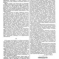 0332 - Page 326 - Révue générale. De la tuberculose du foie. [L. Dreyfus-Brisac]. / Correspondance. Orchite paludéenne