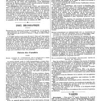 0340 - Page 334 - Bibliographie. Traité des maladies du foie, par le docteur Georges Harley, ... traduit de l'anglais et augmenté d'un mémoire sur l'intervention chirurgicale dans les maladies des voies biliaires, récompensé par l'Académie de médecine (prix Amussat 1887), par le docteur Paul Rodet, ... précédé d'une préface du docteur Tapret, .... - Paris, Georges Carré, 1890. / Index bibliographique. Technique des principaux moyens de diagnostic et de traitement employés en gynécologie, à l'usage des praticiens et des étudiants, par le prof. S. Duplay. - Paris, Asselin et Houzeau, 1890. / Thèses des Facultés. Paris. Étude clinique et expérimentale sur la suture de la vessie après la taille hypogastrique, par Dietz. / Étude pathogénique et thérapeutique sur la dilatation de l'estomac et sur son influence dans la neurasthénie (désiquilibrés du ventre), par Blanc-Champagnac (10 juillet). / De la colopexie dans le traitement des prolapsus graves du rectum, par Chamayou. / Variétés. Nécrologie