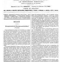 0365 - Page 359 - Sommaire. / Bulletin. Réorganisation de l'Enseignement médical (3e article)