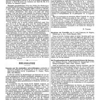0387 - Page 381 - Revue des journaux. Médecine. Fièvre typhoïde, 4 rechutes (case of enteric fever, with four distinct relapses), par Carslaw. / Anémie pernicieuse (Uber den Fehler der Blutkoerperchenbildung bei der pernicioesen Anaemie), par Rindfleisch. / Bibliographie. Leçons sur les maladies microbiennes professées à l'École de médecine de Toulouse par le Dr Cabadé ; précédées d'une préface de M. le professeur V. Cornil. Paris, 1890, chez Masson. [H. Vincent]. / Hygiène de l'oreille, par le prof. Cozzolino, de Naples, traduit par A. Joly (Paris, Masson, 1890). / De l'exploration de la paroi postérieure du larynx, par Gustave Killian, ... (Iéna. Gust. Fischer, 1890)