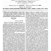 0401 - Page 395 - Sommaire. / Bulletin. Questions d'enseignement : L'étude de l'hygiène