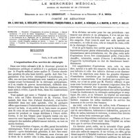 0413 - Page 407 - Sommaire. / Bulletin. L'organisation d'un service de chirurgie