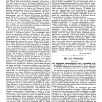 0428 - Page 422 - Revue générale. Des scléroses pulmonaires. [M. Letulle]. / Travaux originaux. Les maladies malariennes, leur extension géographique, par le professeur Angelo Celli, ... (rapport lu au Congrès international des sciences médicales à Berlin)