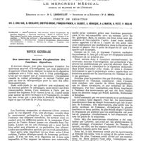 0437 - Page 431 - Sommaire. / Revue générale. Des nouveaux moyens d'exploration des fonctions digestives