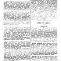 0444 - Page 438 - Travaux originaux. Cocaïne et circoncision, par M. le Dr Aimé Guinard. / Revue des journaux. Neuropathologie. Chloralamide dans l'insomnie chez les aliénés (Chloralamid as hypnotic in the treatment of mental diseases), par D. Kinnier. / Névrite arsenicale (Multiple arsenical neuritis, with, report of a case), par H. Stark. / Quelques cas de tremblement chez des vieillards, par Sacaze