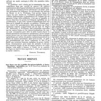 0454 - Page 448 - Revue générale. La maladie cutanée de Paget. [Georges Thibierge]. / Travaux originaux. Sur deux cas de syphilis du mésocéphale, à localisations spéciales, par le Dr Colleville, ..