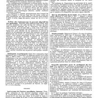 0470 - Page 464 - Revue des journaux. Médecine. Hyperesthésie générale de la muqueuse gastrique dans l'anémie et la chlorose (Allgemeine Hyperaesthesie der Magenschleimhaut bei Anaemie und Chlorose) par Th. Rosenheim. Action des boissons sur le pouvoir digestif du suc gastrique (Ricerche sulla influenza degli alcool, delle bevande alcooliche, del caffé, del thé, del chloruro di sodio sulla proteolisi gastrica, par A. Ferrannini. Antisepsie et antipepsie (Sulla dose antipeptica degli antisettici), par A. Ferrannini. Chirurgie. Anévrysme de l'artère maxillaire interne (Traumatic aneurysm of the internal maxillary artery), par W. Krauss. Sur la circulation de la main, par J. Mouret. Néphrectomie (Subsequent history of a case of nephrectomy performed in 1885), par F. Shepherd. Nouvelle opération pour le prolapsus du rectum (New operation for prolapsus or procidentia of the rectum), par K. Mac Leod
