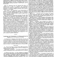 0480 - Page 474 - Travaux originaux. Frottement péri-hépatique et abcès du foie, par le Dr L. E. Bertrand, ... / Syndrome de Friedreich et de Morvan devant la chorée, par le Dr Colleville, de Reims