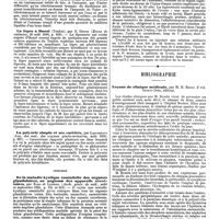 0483 - Page 477 - Revue des journaux. Médecine. Rétrécissement congénital du duodenum (Congenital stenosis of the duodenum (Congenital stenosis of the duodenum, hoematemesis, death on the fifth day, autopsy), par J. Emerson. / La lèpre à Hanoï (Tonkin), par E. Boinet. / La polyurie simple et ses variétés, par Lancereaux. / Chirurgie. De la maladie kystique essentielle des organes glandulaires, ou angiome des appareils sécrétoires, par Bard et Lemoine. / Kyste de l'ovaire traité par les injections iodées (An intraligamentary ovarian cyst successfully treated with iodine injections), par R. Rhett. / Bibliographie. Leçons de clinique médicale, par M. H. Rendu. 2 vol. Octave Doin, éditeur
