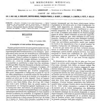 0485 - Page 479 - Sommaire. / Bulletin. L'exalgine et son action thérapeutique