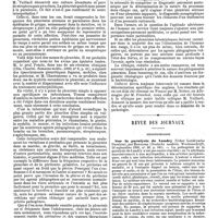 0493 - Page 487 - Travaux originaux. De la nature de la pleurésie, par M. le Dr Kelsch, ... / Revue des journaux. Neuropathologie. Sur la paralyse de Landry (Ueber Landrysche Paralyse), par Eisenlohr. / Choc nerveux local et hystéro-traumatisme, par Paul Sérieux