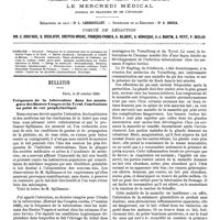 0509 - Page 503 - Sommaire. / Bulletin. Fréquence de la tuberculose dans les montagnes des Hautes-Vosges et du Tyrol. Conclusions au point de vue prophylactique