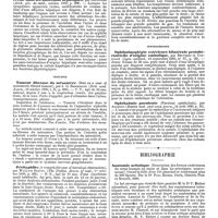 0518 - Page 512 - Revue des journaux. Médecine. Coma diabétique (Ueber die Behandlung des Coma diabeticum), par Schmitz. / De la guérison apparente et de la guérison réelle dans les affections hépatiques, par Chauffard. / Chirurgie. Tumeur fibreuse du mésentère (Note on a case of mesenterie fibroïd tumour), par J. O. Brookhouse. / Pérityphlite (A remarkable case of intestinal obstruction), par Wallace Beatty. / Ophthalmologie. Ophthalmoplégie extérieure bilatérale protubérantielle d'origine embolique, par Bouveret et Curtillet. / Ophthalmie purulente (Purulent ophthalmia), par Andrews. / Bibliographie. Anatomie artistique (Description des formes extérieures du corps humain au repos et dans les principaux mouvements). Grand in-folio avec 110 planches et renfermant plus de 300 figures. Par le Dr Paul Richer. Paris, librairie Plon et Nourrit, 1890