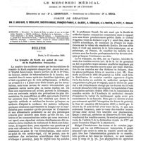 0593 - Page 587 - Sommaire. / Bulletin. La lymphe de Koch au point de vue de la législation française