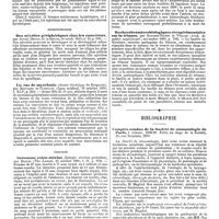 0615 - Page 609 - Revue des journaux. Médecine. La réaction des phthisiques envers le remède de Koch (Die Reaction der Lungenkranken bei den Koch'schen Impfungen), par F. Wolff, ... / Neuropathologie. Des névrites périphériques chez les cancéreux, par Auché. / Un cas de myoclonie (chorée électrique de Bergeron), par Bouveret et Curtillet. / Chirurgie. Grossesse extra-utérine (Ectopic ovarian gestation), par Reeves. / Recherches microbiologiques et expérimentales sur le tétanos, par Sanchez-Toledo et Veillon. / Bibliographie. Comptes-rendus de la Société de stomatologie de Paris, 1 volume, 1888-89. Paris, au siège de la Société, 29, rue Serpente, 1890