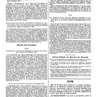 0628 - Page 622 - Index bibliographique. La commune de Fort-Mardick, près Dunkerque. Etude historique, démograhique et médicale, par les Drs G. Lancry et L. Lancry. Paris, Steinheil, 1890. / Instructions populaires sur la nécessité de détruire les crachats par le feu ou l'eau bouillante dans toutes les maladies qui amènent la toux et l'expectoration, par Armaingaud. Extrait du Journal de médecine de Bordeaux, 1890. / Thèses des Facultés. Paris. Contribution à l'étude des anévrysmes de l'aorte abdominale, par P. Bouel (23 décembre 1890). / De la Cholécystectomie, par Calot, 12 décembre 1890. / Lyon. Les tuberculoses du pied ; des résultats éloignés de leur traitement. - Opérations économiques, réséctions, amputations, par le Dr Ch. Audry. Paris, J.-B. Baillière, 1890, br. in-8°, 234 p. / Livres déposés au Bureau du Journal. / Avis