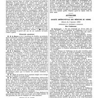 0662 - Page 10 - Mercr. méd. Étranger. Angleterre. Pérityphlite. / Pleurésie purulente. / Suture de la vessie. / Rupture d'un anévrysme poplité. / Autriche. Société império-royale des médecins de Vienne. Séance du 3 janvier 1890. Sur l'Influenza