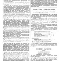 0679 - Page 27 - Mercr. méd. Clinique chirurgicale. De la consolidation des fractures chez les paludiques, par M. Jonnesco, ... / Formulaire thérapeutique. Des indications à remplir dans le traitement de l'insuffisance rénale. / Sociétés savantes. Académie de médecine. Séance du 21 janvier 1890