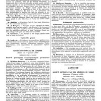 0687 - Page 35 - Mercr. méd. Étranger. Angleterre. Société clinique de Londres. Séance du 10 janvier 1890. Anévrysme dorsal consécutif à une fracture. / Varicelle grave. / Société obstétricale de Londres. Séance du 8 janvier 1890. Faut-il provoquer l'accouchement prématuré des phthisiques ?. / Eclampsie puerpérale. / Autriche. Société império-royale des médecins de Vienne. Séance du 17 janvier 1890. Chancres extra-génitaux