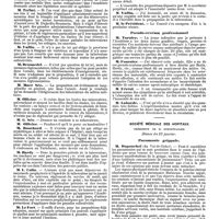 0697 - Page 41 - Mercr. méd. Sociétés savantes. Académie de médecine. Séance du 28 janvier 1890. Prophylaxie de la tuberculose. / Pseudo-eczéma professionnel. / Société médicale des hôpitaux. Séance du 23 janvier. Pneumonie grippale
