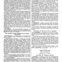 0699 - Page 43 - Mercr. méd. Sociétés savantes. Société médicale des hôpitaux. Séance du 23 janvier. Pneumonie grippale. / Sur quelques formes cliniques de la grippe infectieuse. Grippe broncho-pulmonaire. / Grippe cardiaque. / Statistique de 105 cas de fièvre typhoïde. Ordre du jour de la séance du vendredi 7 février. / Société de biologie. Séance du 25 janvier. Sécrétion de l'humeur aqueuse