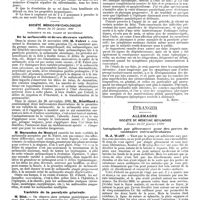 0711 - Page 55 - Mercr. méd. Sociétés savantes. Société de thérapeutique. Séance du 22 janvier 1890. Du chloramide. / Société médico-psychologique. Séance du 27 janvier 1890. De la mélancolie et de ses diverses variétés. / Variétés de la paralysie générale. [A. Ritti]. / Étranger. Allemagne. Société de médecine Berlinoise. Séance du 22 janvier 1890. Autoplastie par glissement pour des pertes de substance ostéo-articulaires