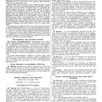 0743 - Page 79 - Mercr. méd. Sociétés savantes. Académie de médecine. Séance du 18 janvier 1890. Colotomie iliaque. / Electrisation des myomes utérins. / Kyste dentaire du maxillaire inférieur. / Société médicale des hôpitaux. Séance du 14 février 1890. Contagiosité de la grippe. / Anurie calculeuse ayant duré huit jours Guérison