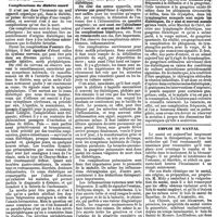 0763 - Page C - Mercr. méd. Suppl. thérap. Une question d'internat. Complications du diabète sucré. / Emploi du santal