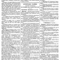 0764 - Page D - Mercr. méd. Suppl. thérap. Emploi du santal. / Questions posées par MM. les Professeurs aux examens de la faculté de paris. Deuxième doctorat (2e partie). / 3e doctorat (1re partie)