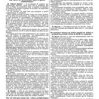 0771 - Page 103 - Mercr. méd. Sociétés savantes. Société médicale des hôpitaux. Séance du 28 février 1890. Des idées de persécution dans le goître exophtalmique. / Sur un état peu connu des veines périphériques (Induration chronique). / De quelques formes de délire partiel au début et pendant la période d'état de la fièvre typhoïde