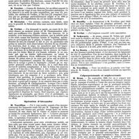 0783 - Page 115 - Mercr. méd. Sociétés savantes. Société de chirurgie. Séance du 5 mars 1890. Curettage dans l'endométrite. / Opération d'Alexander. / Colpocystotomie et néphrectomie