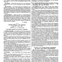 0785 - Page 117 - Mercr. méd. Sociétés savantes. Société d'ophtalmologie. Séance du 4 mars 1890. Ophtalmie traumatique et cicatrice à migration. [H. Nimier]. / Société médicale des hôpitaux. Séance du 7 mars 1890. Du délire partiel de la fièvre typhoïde. / De la double distribution d'eau de source et d'eau de Seine dans les habitations privées. - De l'épuration de l'eau de Seine. / Cyanose avec malformation congénitale du coeur, sans signes d'auscultation