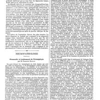 0806 - Page 134 - Mercr. méd. Thérapeutique chirurgicale. De la néphrectomie dans les tumeurs malignes du rein, par Quénu, ... / Neuropathologie. Pronostic et traitement de l'hémiplégie par M. Charlton Bastian