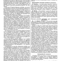 0809 - Page 137 - Mercr. méd. Sociétés savantes. Académie de médecine. Séance du 25 mars 1890. Autographisme et stigmates. / Pigmentation anormale pendant la grossesse. / Nouveau procédé opératoire par avancement musculaire. / Déclaration de vacances