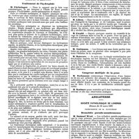 0813 - Page 141 - Mercr. méd. Étranger. Allemagne. Société de médecine Berlinoise. Séance du 12 mars 1890. Entéroptose et rein mobile. / Société de médecine interne. Séance du 10 Mars 1890. Traitement de l'hydropisie. / Séance du 17 mars 1890. Empoisonnement par l'acide sulfurique. / Gangrène multiple de la peau. / Angleterre. Société pathologique de Londres. Séance du 18 mars 1890. Bronchite pseudo-membraneuse
