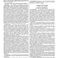 0827 - Page 151 - Mercr. méd. Sociétés savantes. Société de chirurgie. Séance du 26 mars 1890. Traitement de l'endométrite. / Laryngectomie sans trachéotomie préalable. / Académie des sciences. Séance du 31 mars 1890. Pieds-bots phlébitiques