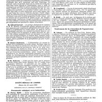 0831 - Page 155 - Mercr. méd. Étranger. Angleterre. Société médicale et chirurgicale de Londres. Séance du 25 mars 1890. Rôle physiologique et pathologique de l'acide urique. / Société médicale de Londres. Séance du 24 mars 1890. Pneumonie subaiguë avec induration. / Traitement de la rétraction de l'aponévrose palmaire. / Anévrysme carotidien guéri par la ligature