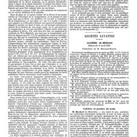 0838 - Page 162 - Mercr. méd. Thérapeutique médicale. Le traitement de la fièvre typhoïde par l'immersion prolongée dans l'eau, par James Barr (de Liverpool). / Sociétés savantes. Académie de médecine. Séance du 8 avril 1890. Caféine et poudre de kola