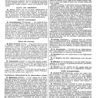 0854 - Page 174 - Mercr. méd. Dix-neuvième congrès de la société allemande de chirurgie. Tenu à Berlin du 9 au 12 avril 1890. Oesophagostomie. / Kystes des mâchoires. / Aphasie traumatique. / Abcès du cerveau. / Traitement chirurgical de la tuberculose rénale. / Taille hypogastrique. / Hydronéphroses et Pyonéphroses