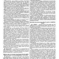 0872 - Page 192 - Mercr. méd. Sociétés savantes. Société médicale des hôpitaux. Séance du 18 avril 1890. Pleurésie du stade roséolique de la syphilis. / OEdème aigu ou suraigu du poumon dans les affections de l'aorte et les cardiopathies artérielles. / Des idées de persécution dans le goître exophthalmique. / Tremblement hystérique chez un homme