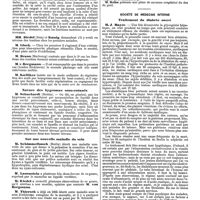 0875 - Page 195 - Mercr. méd. Étranger. Allemagne. Dix-neuvième congrès de la société allemagne de chirurgie (Fin). / Société de médecine interne. Traitement du diabète sucré