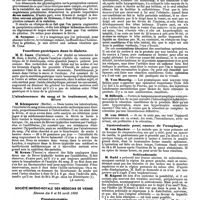 0888 - Page 208 - Mercr. méd. Étranger. Autriche. Neuvième congrès de médecine interne (Suite.). (A suivre). / Société império-royale des médecins de Vienne. Séances des 8 et 25 avril 1890. Prostatectomie. / Gastrostomie pour cancer de l'oesophage. / Sclérodermie