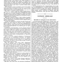 0906 - Page 222 - Mercr. méd. Clinique chirurgicale. Considérations cliniques sur les abcès des sinus frontaux, pouvant simuler des lésions indépendantes de la cavité orbitaire, par le Dr Panas, ... / Clinique médicale. Hérédité et contagion de la tuberculose