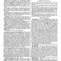 0935 - Page 247 - Mercr. méd. Revue des journaux. Albuminurie dite physiologique (Albuminuria in the apparently healthy), par Washburn. / Neurasthénie et maladies du coeur (Neurasthénie und Herzkrankheiten), par Schott. / Aristol (Ueber das Aristol), par Neisser. / Le diabète sucré est-il contagieux ? (Kann der Diabetes mellitus übertragen werden) par Schmitz. / Cirrhose parasitaire. (Cirrhosis parasitaria) par Zwaardemaker. / Action diurétique du sucre de lait, par Niesel. / Sociétés savantes. Académie de médecine. Séance du 27 mai 1890. Chloroformisation